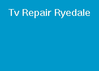 Tv Repair Ryedale