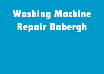 Washing Machine Repair Babergh