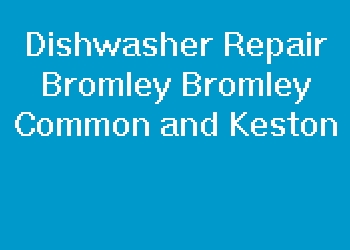 Dishwasher Repair Bromley Bromley Common and Keston