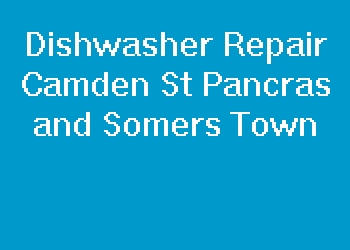 Dishwasher Repair Camden St Pancras and Somers Town