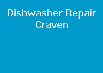Dishwasher Repair Craven
