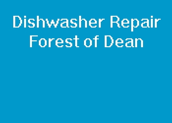 Dishwasher Repair Forest of Dean
