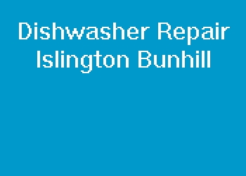 Dishwasher Repair Islington Bunhill