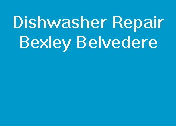 Dishwasher Repair Bexley Belvedere
