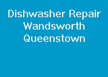 Dishwasher Repair Wandsworth Queenstown