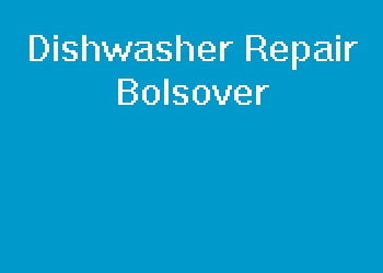 Dishwasher Repair Bolsover
