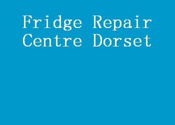 Fridge Repair Centre Dorset