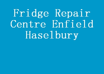 Fridge Repair Centre Enfield Haselbury