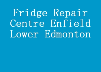 Fridge Repair Centre Enfield Lower Edmonton