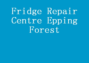 Fridge Repair Centre Epping Forest