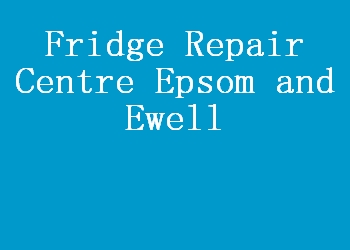 Fridge Repair Centre Epsom and Ewell