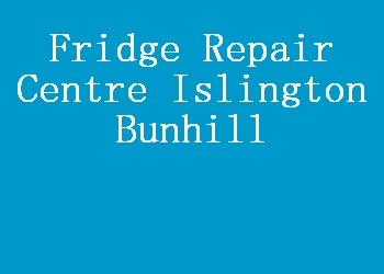 Fridge Repair Centre Islington Bunhill