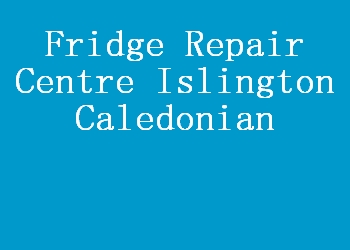 Fridge Repair Centre Islington Caledonian