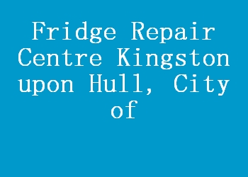 Fridge Repair Centre Kingston upon Hull, City of