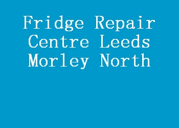 Fridge Repair Centre Leeds Morley North