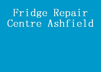 Fridge Repair Centre Ashfield