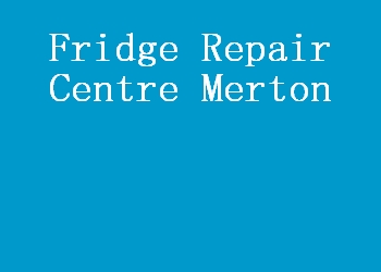 Fridge Repair Centre Merton