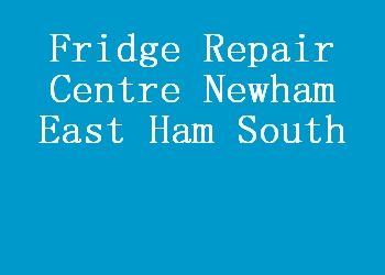 Fridge Repair Centre Newham East Ham South