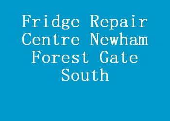 Fridge Repair Centre Newham Forest Gate South