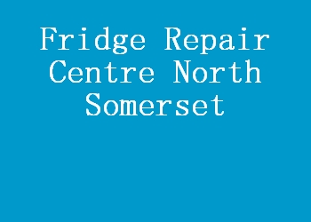 Fridge Repair Centre North Somerset
