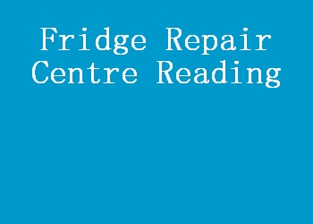 Fridge Repair Centre Reading