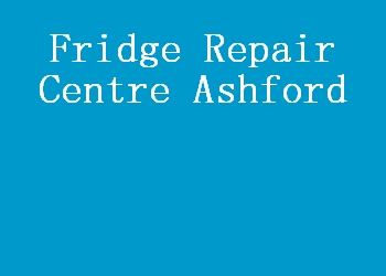 Fridge Repair Centre Ashford