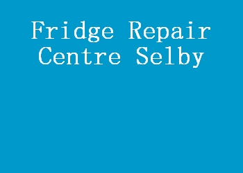 Fridge Repair Centre Selby