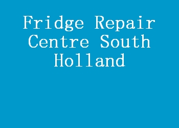 Fridge Repair Centre South Holland