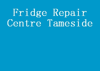 Fridge Repair Centre Tameside