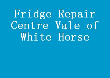 Fridge Repair Centre Vale of White Horse