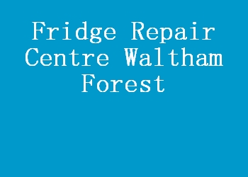 Fridge Repair Centre Waltham Forest