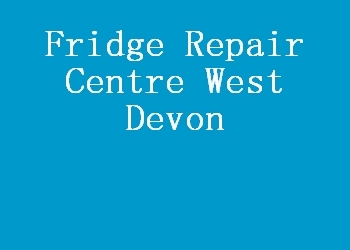 Fridge Repair Centre West Devon