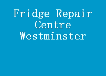 Fridge Repair Centre Westminster