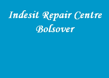 Indesit Repair Centre Bolsover