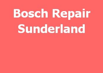Bosch Repair Sunderland 